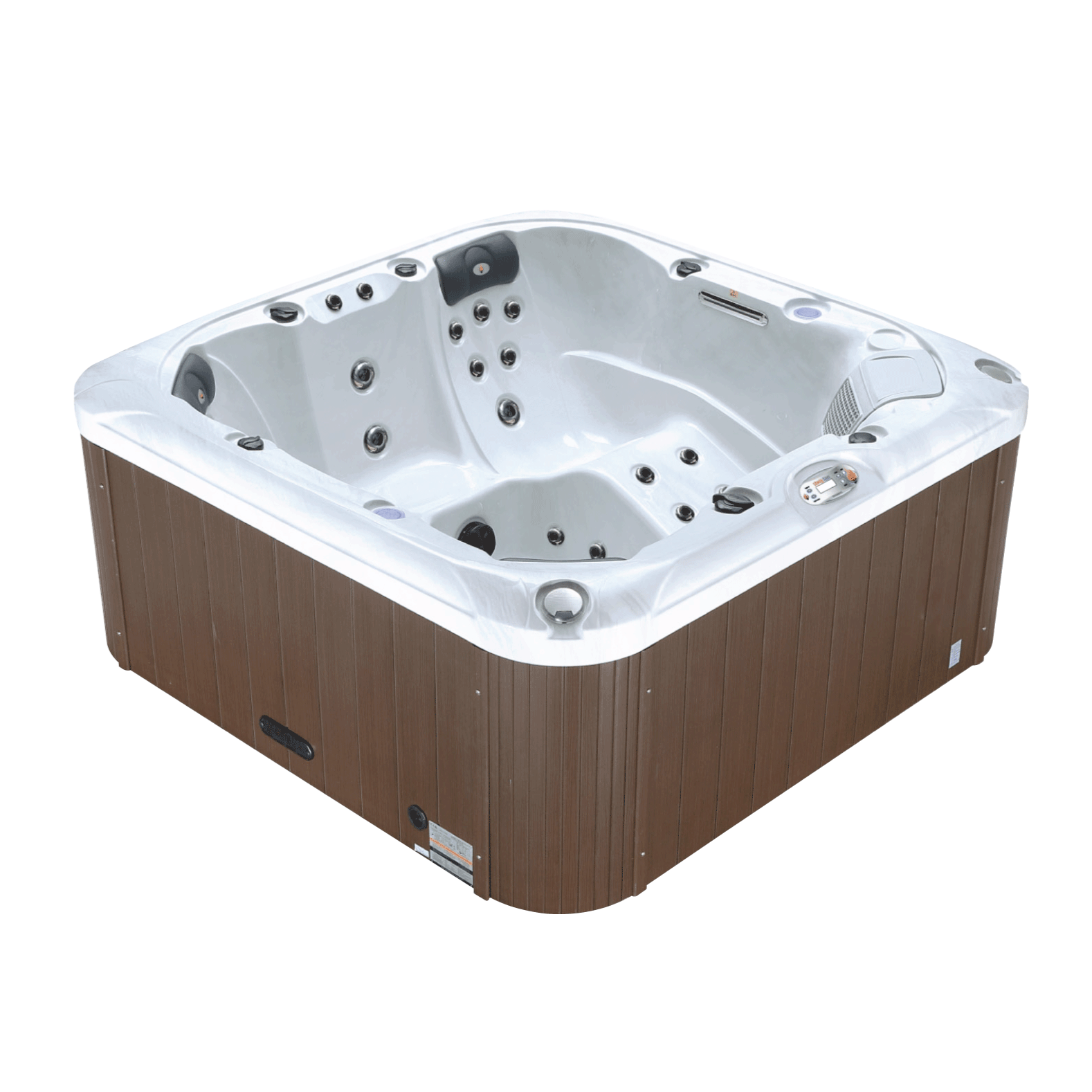 Liberty Spa LYS5000 6-person hot tub ideal for Airbnbs and short-term rentals with deep seating and hydrotherapy jets